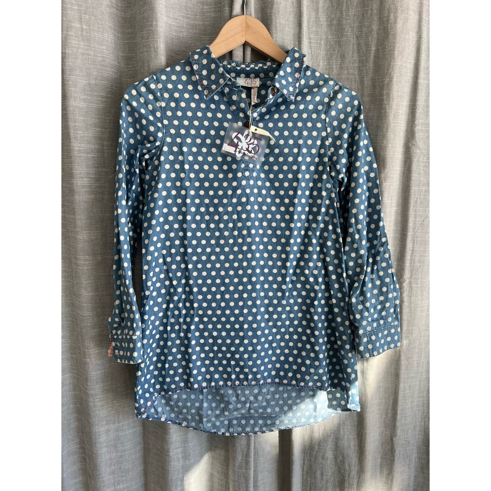 Matilda Jane Chambray Spotted Tunic | NWT | Women’s XS or Youth 14 US